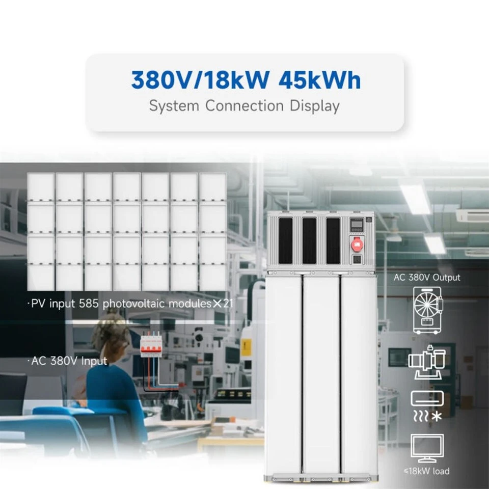 Manufacturer Best Price Solar Power System Three Phase 380V 18kW Solar Hybrid Inverter For Home Solar System price