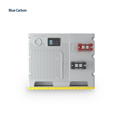 Blue Carbon 24V 200Ah Cycle 6000 endurhlaðanlegir litíumjónarafhlöður fyrir sólarorkukerfi
